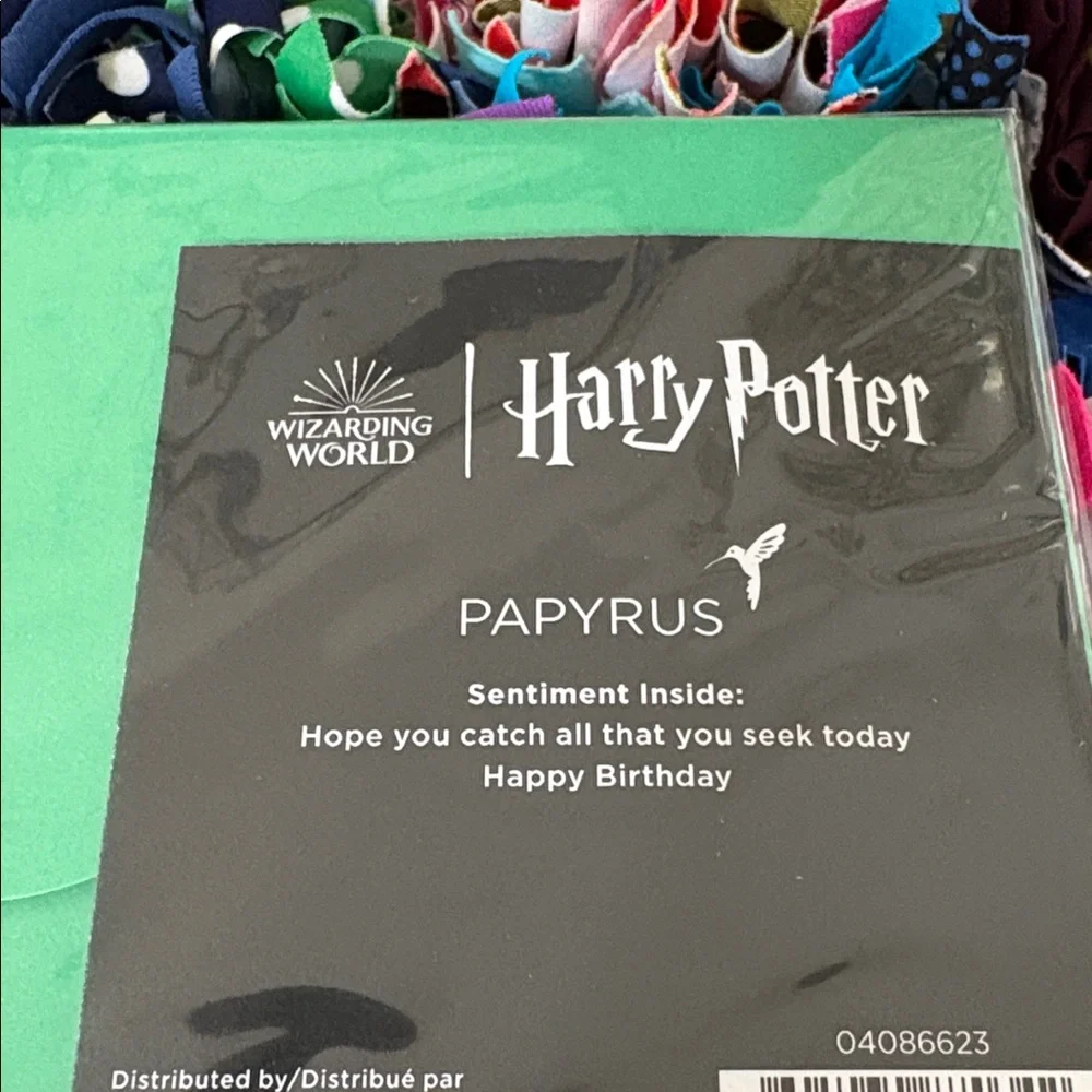 NIB Papyrus-Harry Potter Birthday Greeting Card